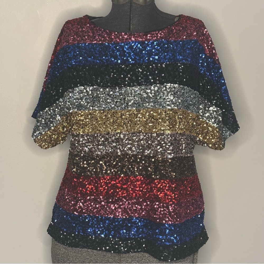 ✨GAP✨ Sequin Stripe Top